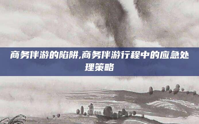 池州商务伴游的陷阱,商务伴游行程中的应急处理策略